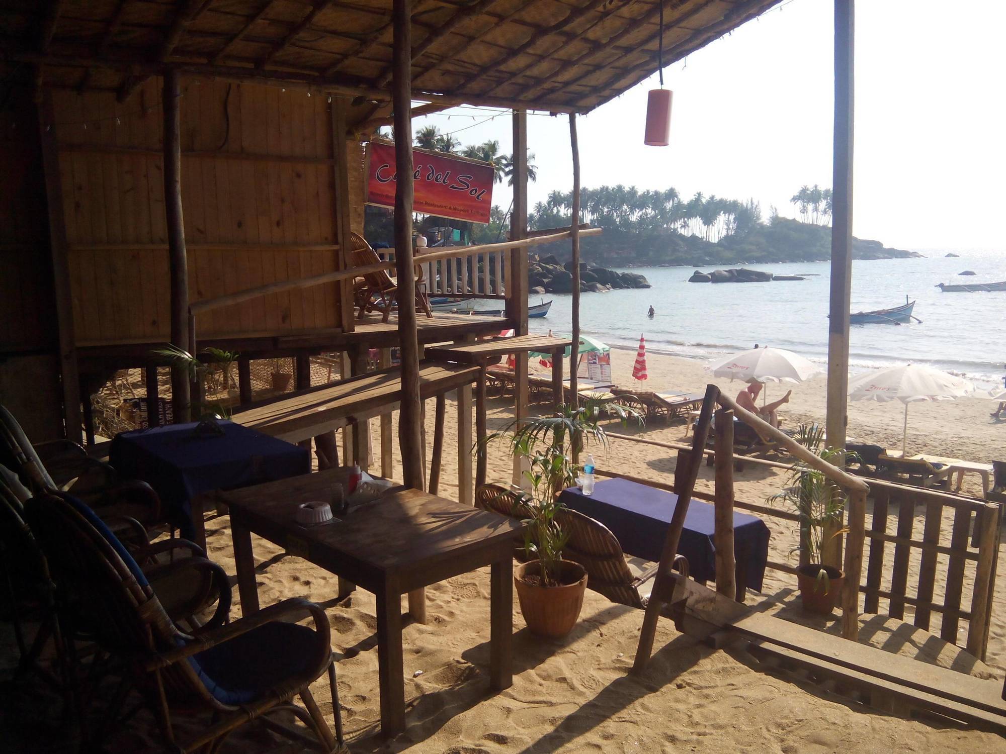 Cafe Del Mar Beach Bungalows Hotel Palolem Esterno foto